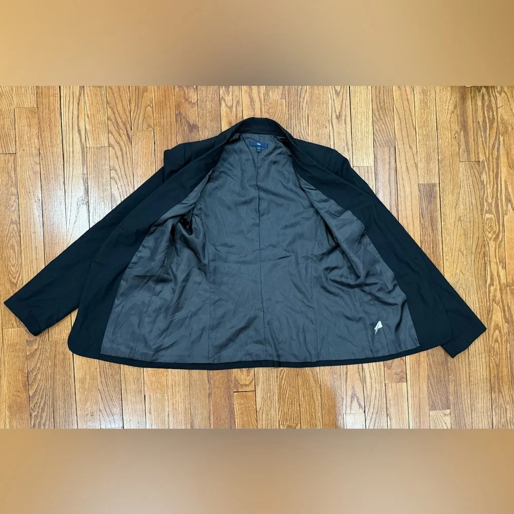 Gap Black Tailored Blazer Jacket Women’s Size 8 Classic Work Office